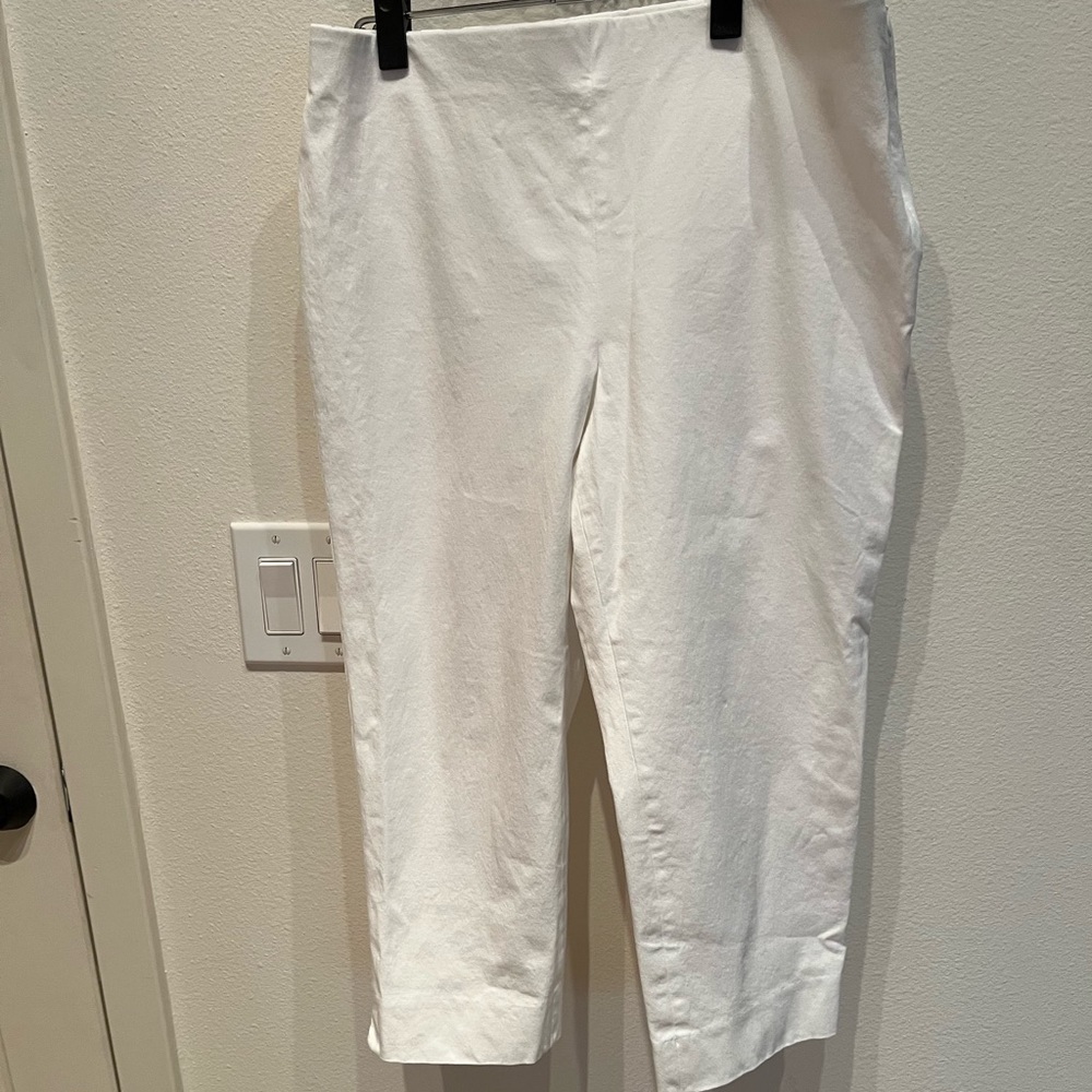 Talbots White Capris